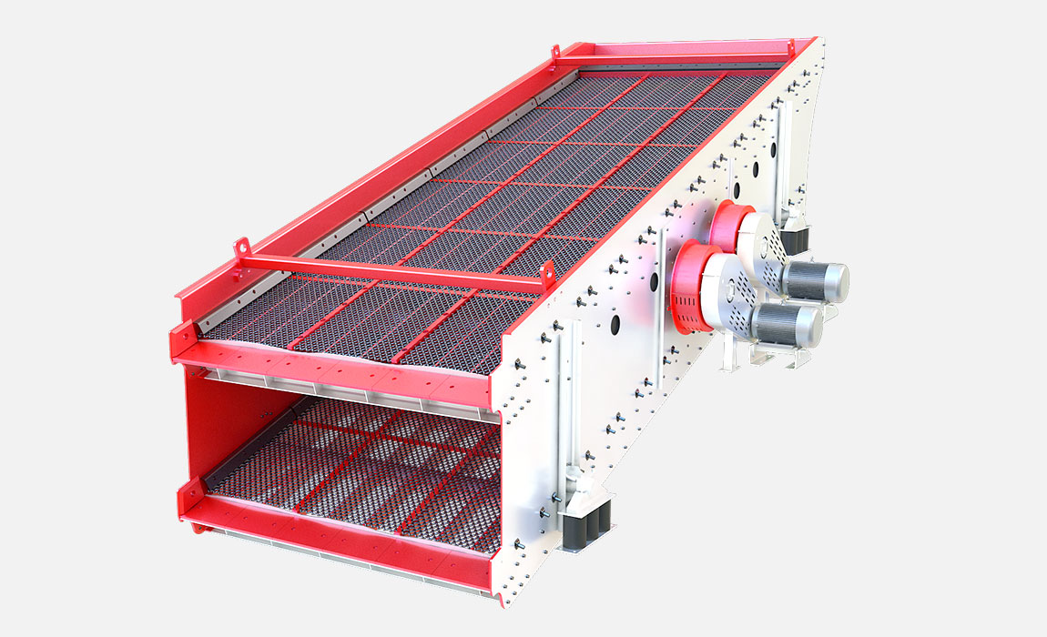 Вибрационный грохотWorking principle