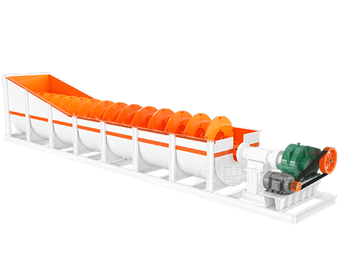 Шнековая пескомоечная установкаWorking principle